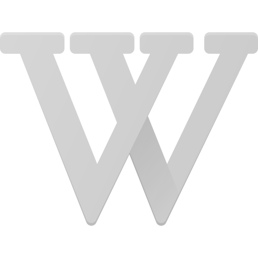 Wikipedia, social media icon